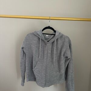 Old Navy Gray Zip-Up Hoodie